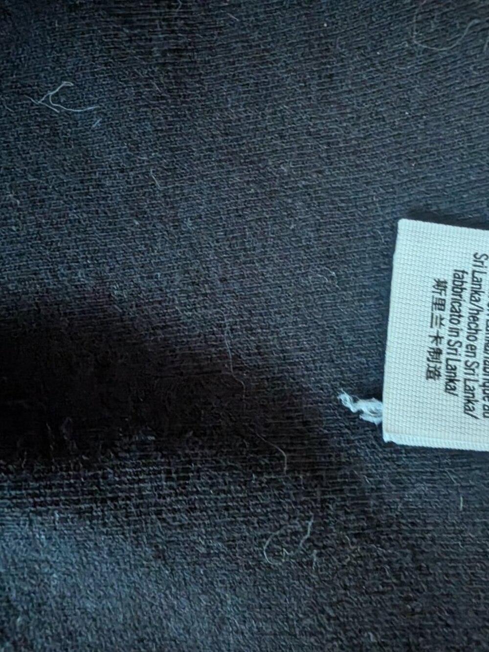 PINK Victoria's Secret Bling Sweatshirt Size M Black Rhinestone Raw Edge Crew - Picture 2 of 5